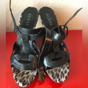 Super sexy and comfortable Guess wedges.